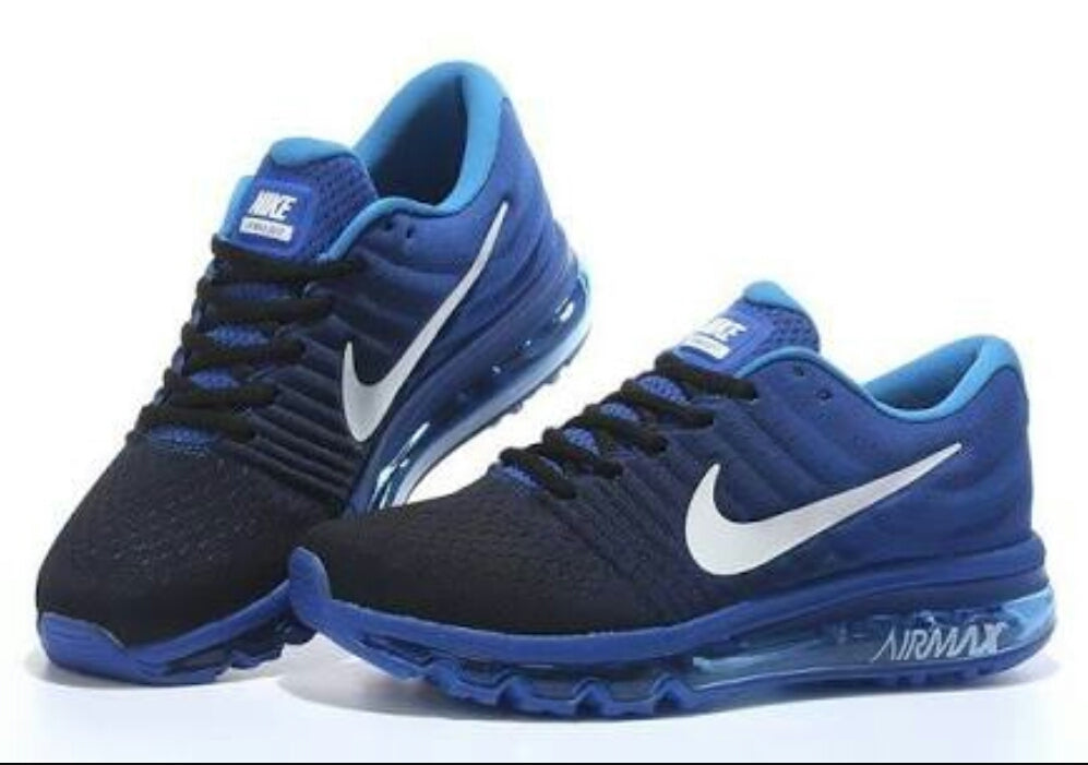 Nike Blue Air Max Running Shoes 2017