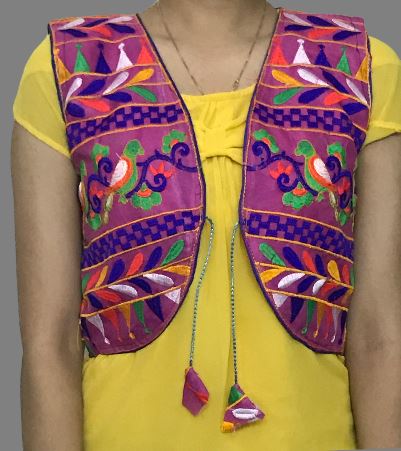 Runjhun Ethnic Gujarati Pink Koti
