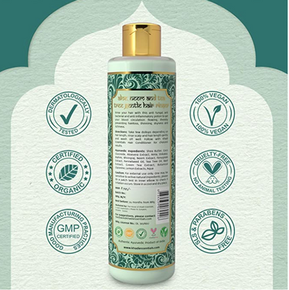 Khadi Essentials Methi Shampoo with Aloe Vera, Neem, Tulsi, Tea Tree Oil, For Hair Fall Control, Anti Dandruff, Hair Growth