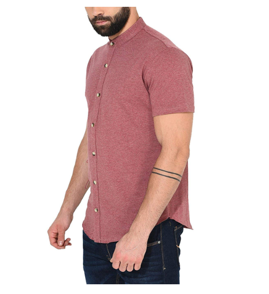 Men's Cotton Half Sleeve Shirt