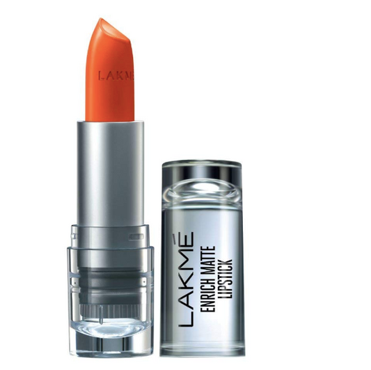 Lakme Enrich Matte Lipstick, Shade OM12