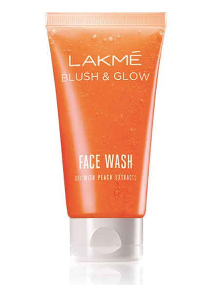 Lakme Blush and Glow Peach Gel Face Wash, 100g