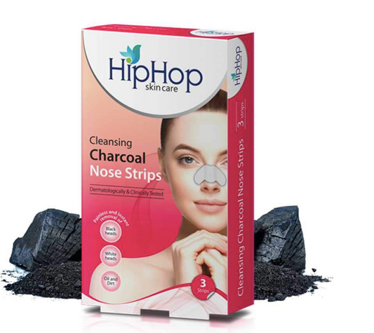 HipHop Skincare Cleansing Charcoal Nose Strips For Women, 6g