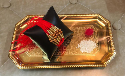 Traditional Yet Contemporary Rudraksh Rakhi