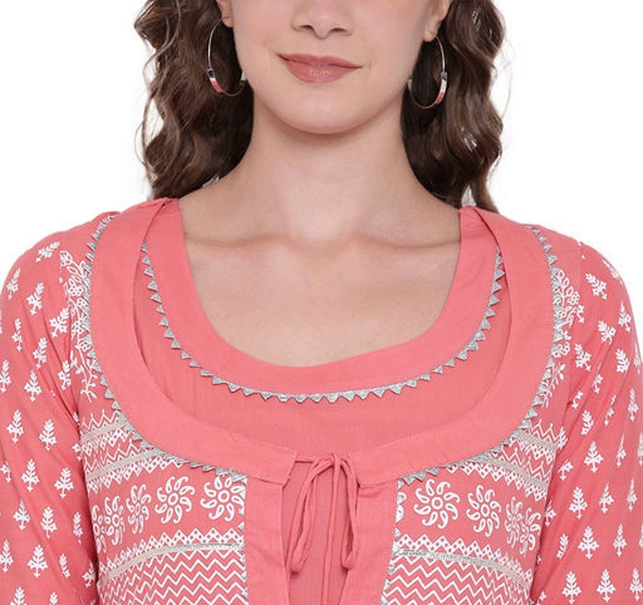 Urban Wardrobe's Women's Ethnic Motif Printed Anarkali Kurta Set