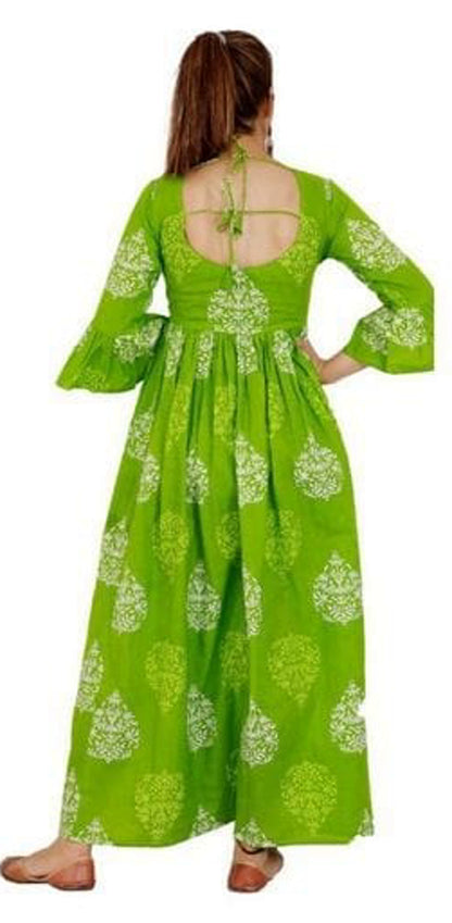 Women's Cotton Ethnic Motif Dress