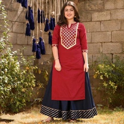 Women's Rayon Gotta Work Kurta Set