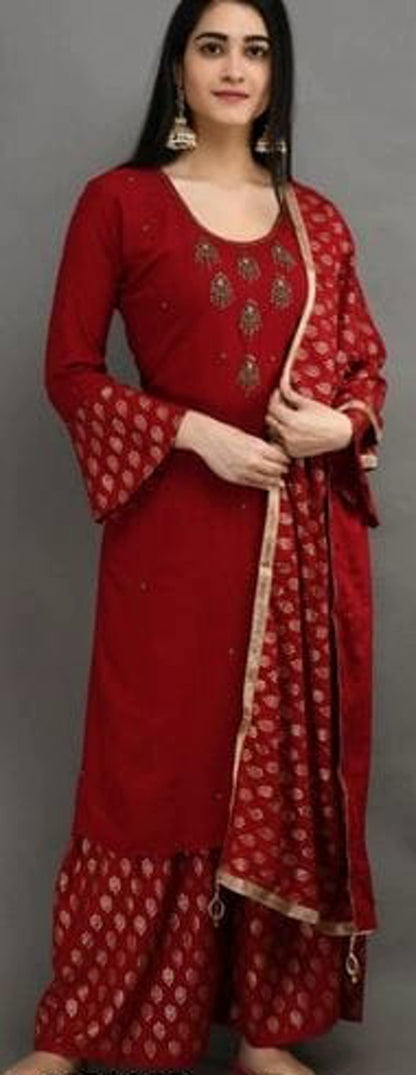 Women's Beautiful Sharara Kurta Set