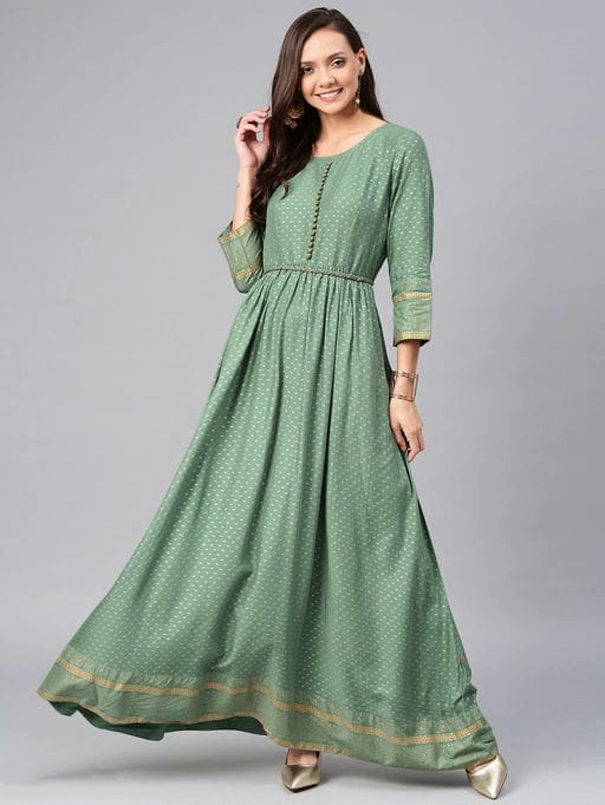 Women's A-Line Brocade Dress