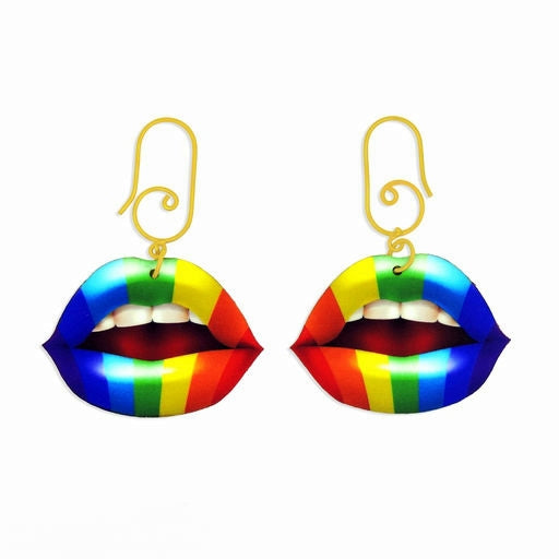 Designer Wear Rainbow Earrings