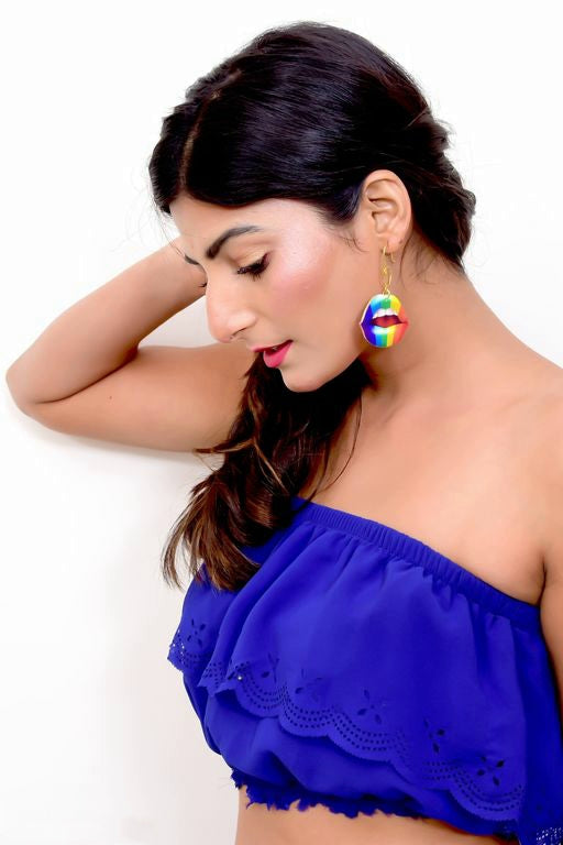 Designer Wear Rainbow Earrings