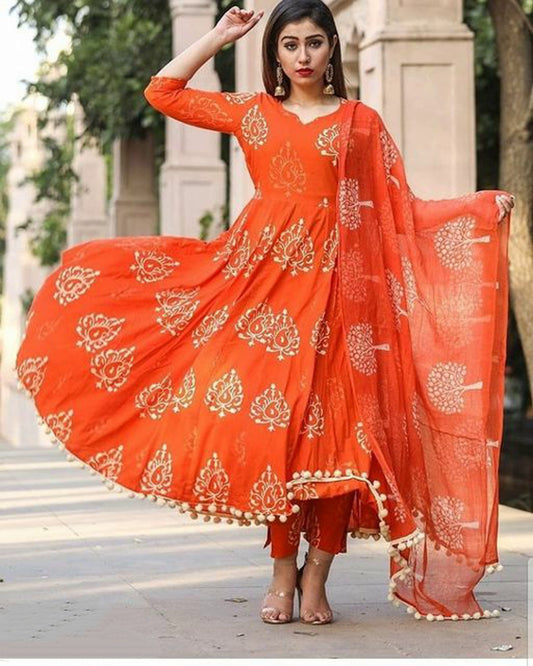 Women's Plus Size Anarkali Kurta
