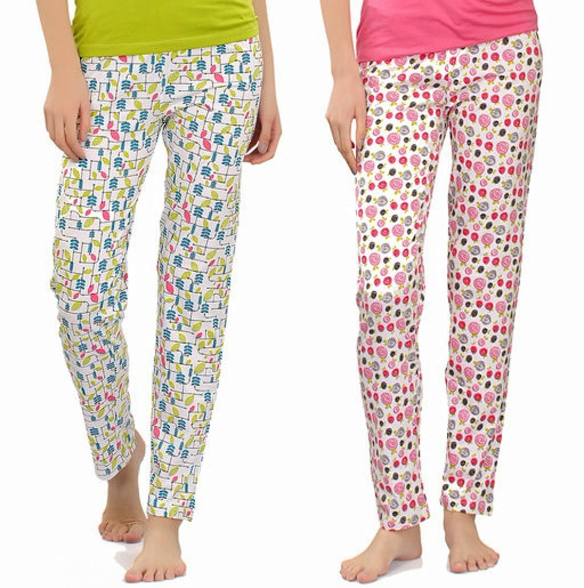 Women Printed Lounge Pants Combo