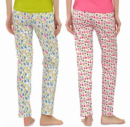 Women Printed Lounge Pants Combo
