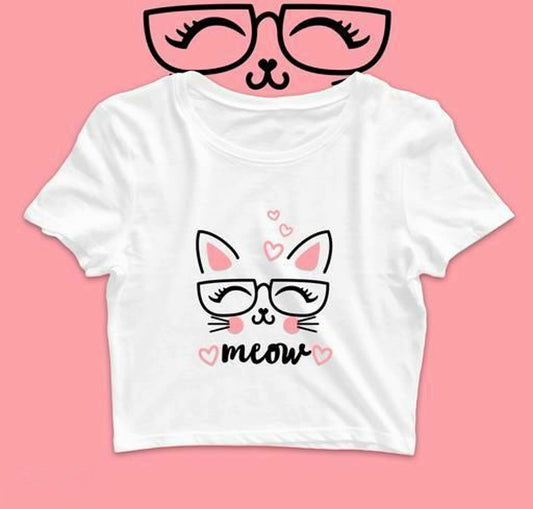 Stylish Women's Graphical Crop Top