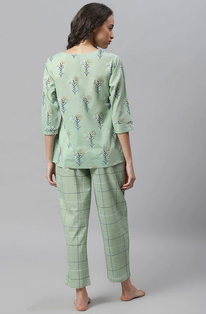 Women's Pastel Hues Cotton Lounge Wear