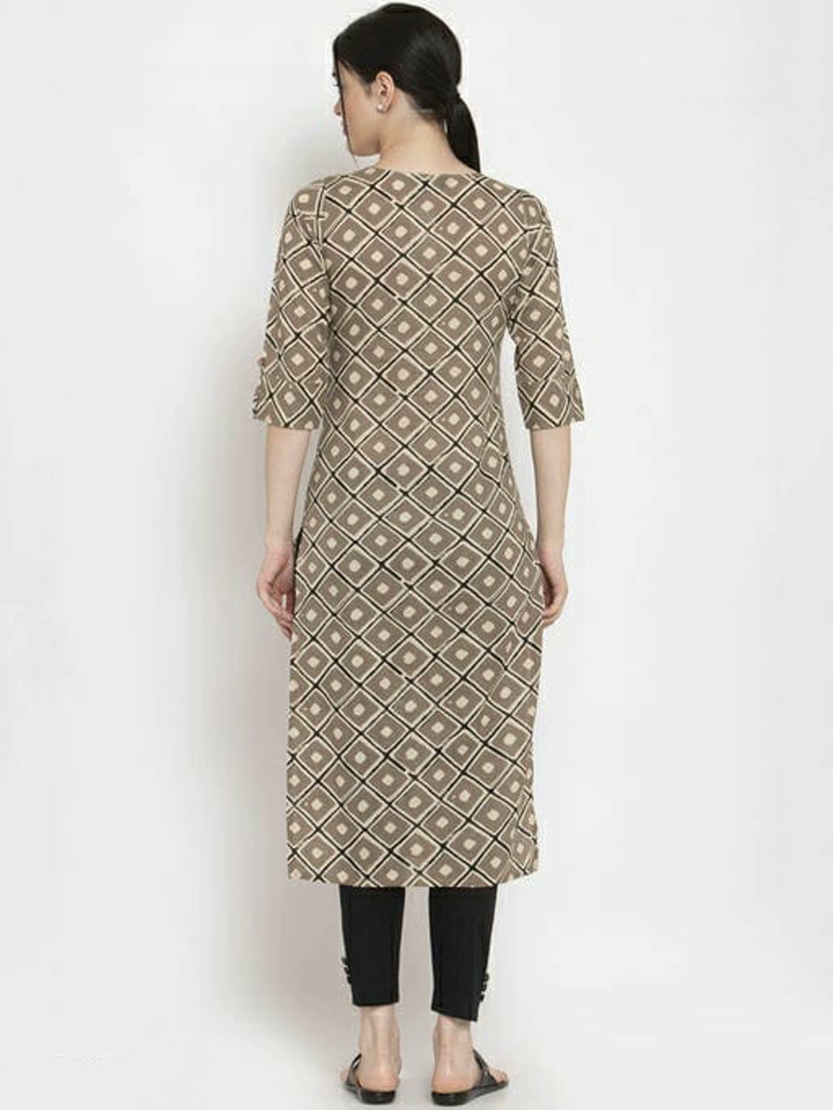 Women's Sassy Cotton Straight Kurta