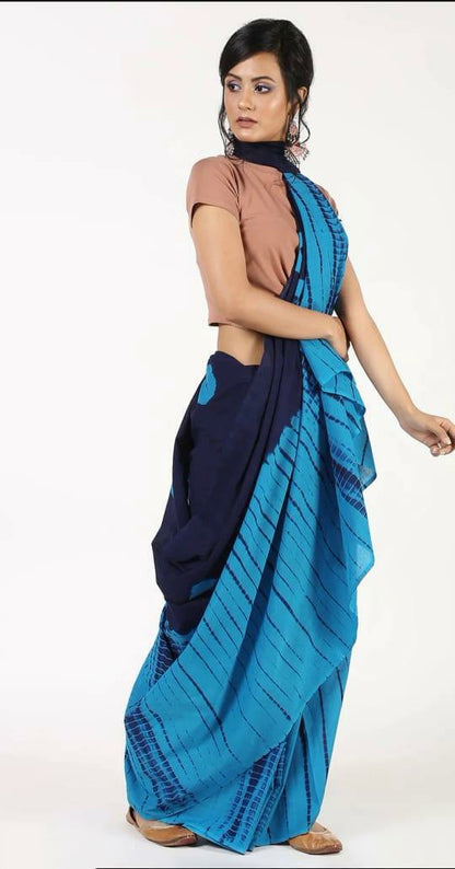 Women's Bandhani Cotton Saree