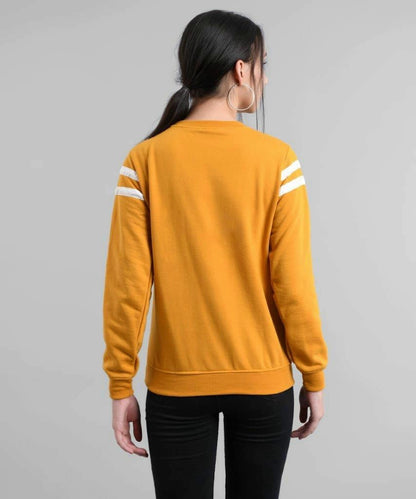 Women's Fleece Stripe Sweatshirt