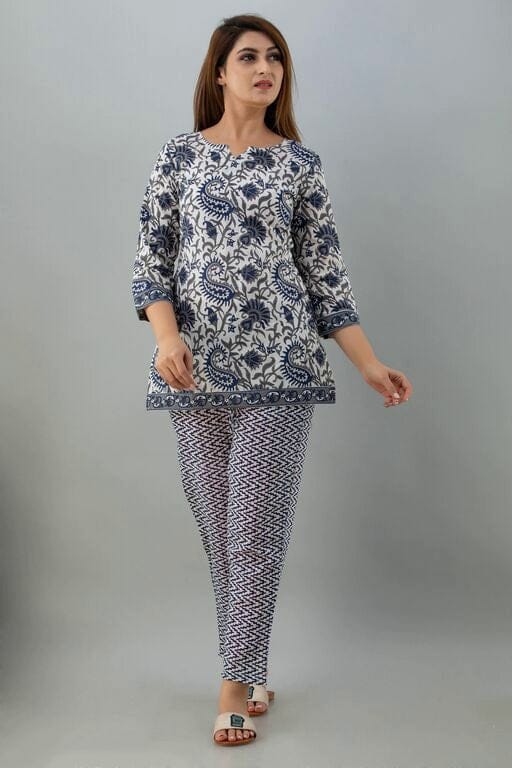 Women's Printed Lounge Wear Set