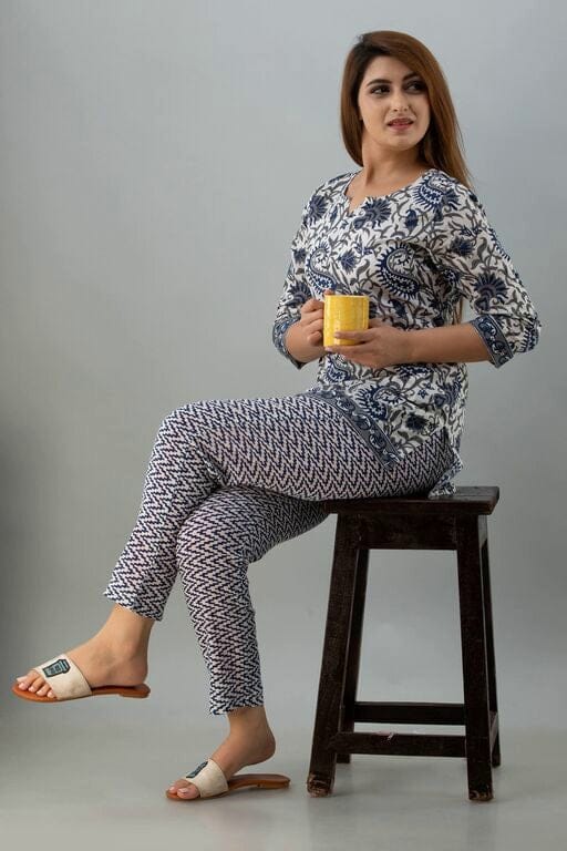 Women's Printed Lounge Wear Set