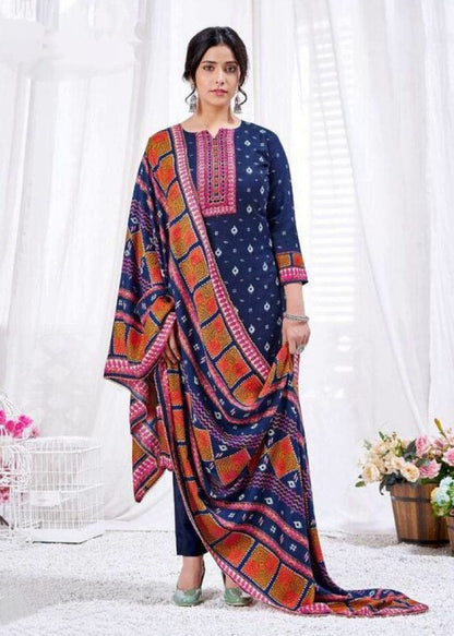 Women's Woollen Kurta Set Fabric