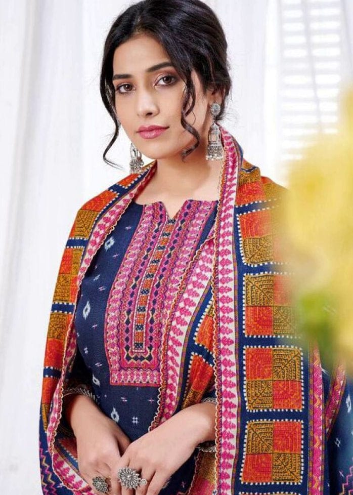 Women's Woollen Kurta Set Fabric