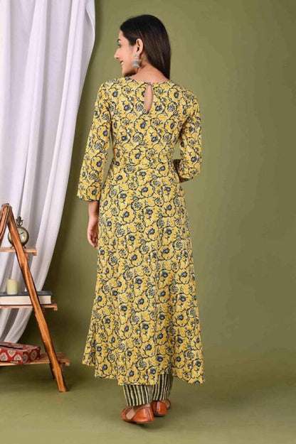 Women's Three Piece Floral Ethnic Set