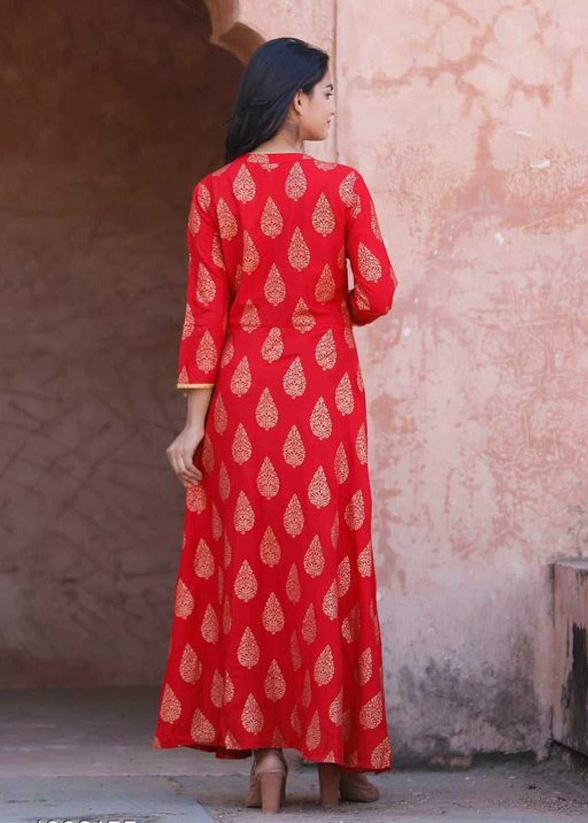 Fancy  Red Women Kurta set