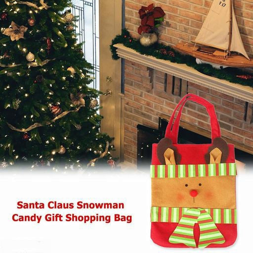 Christmas Gift Bag Cookie Candy Storage Holder