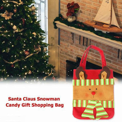 Christmas Gift Bag Cookie Candy Storage Holder