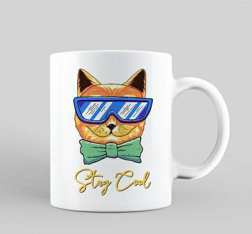 "Mr Cool" Ceramic Printed Coffee Mug