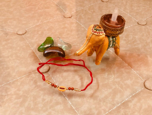 Divine Seep and Rudraksh Dora Rakhi
