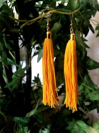 Yellow Fringe loops