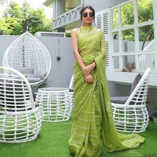 Women's Beautiful Georgette Saree