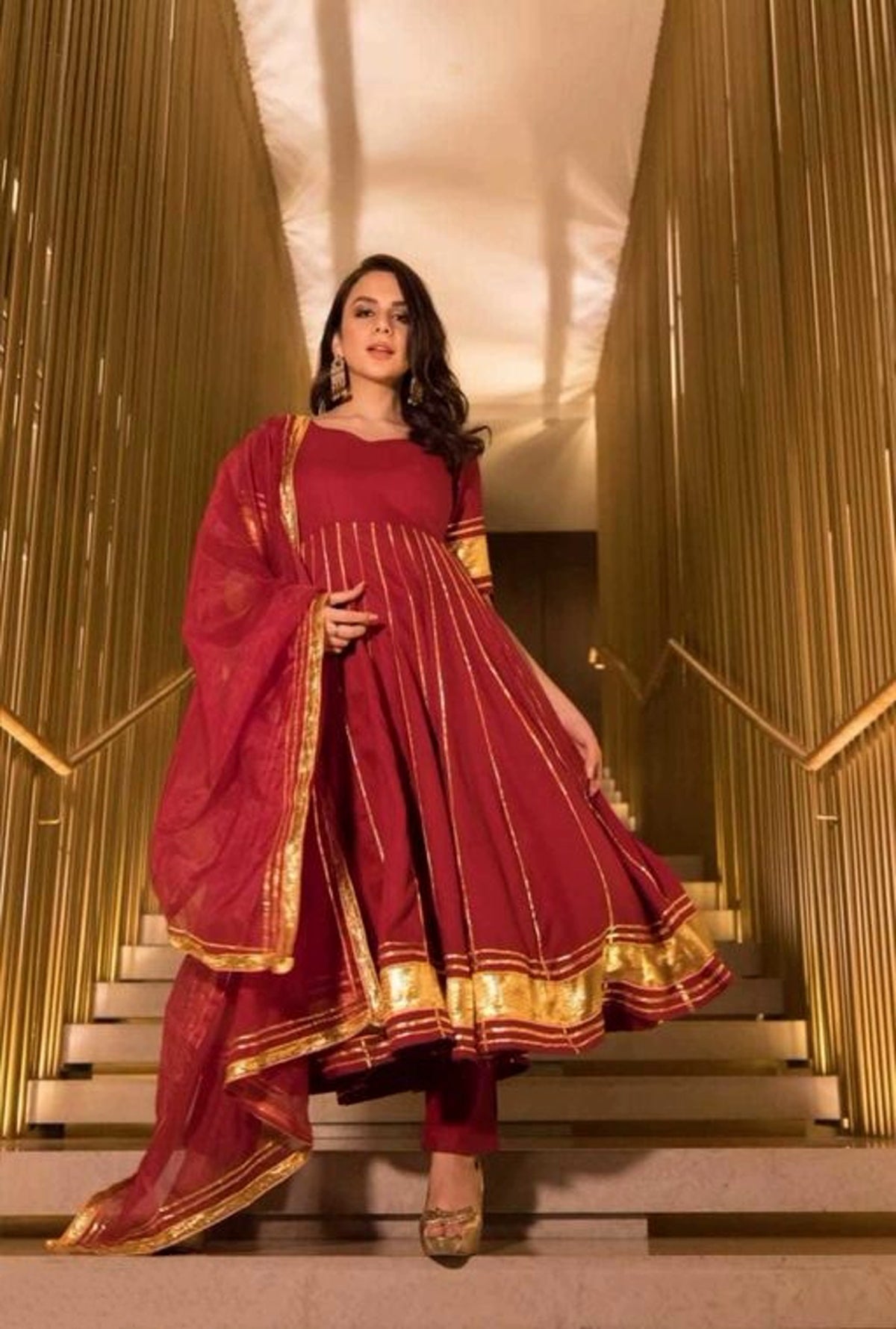 Designer Anarkali Kurta with Pants