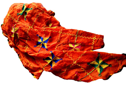 Runjhun Embroidered Phulkari Dupatta for Women
