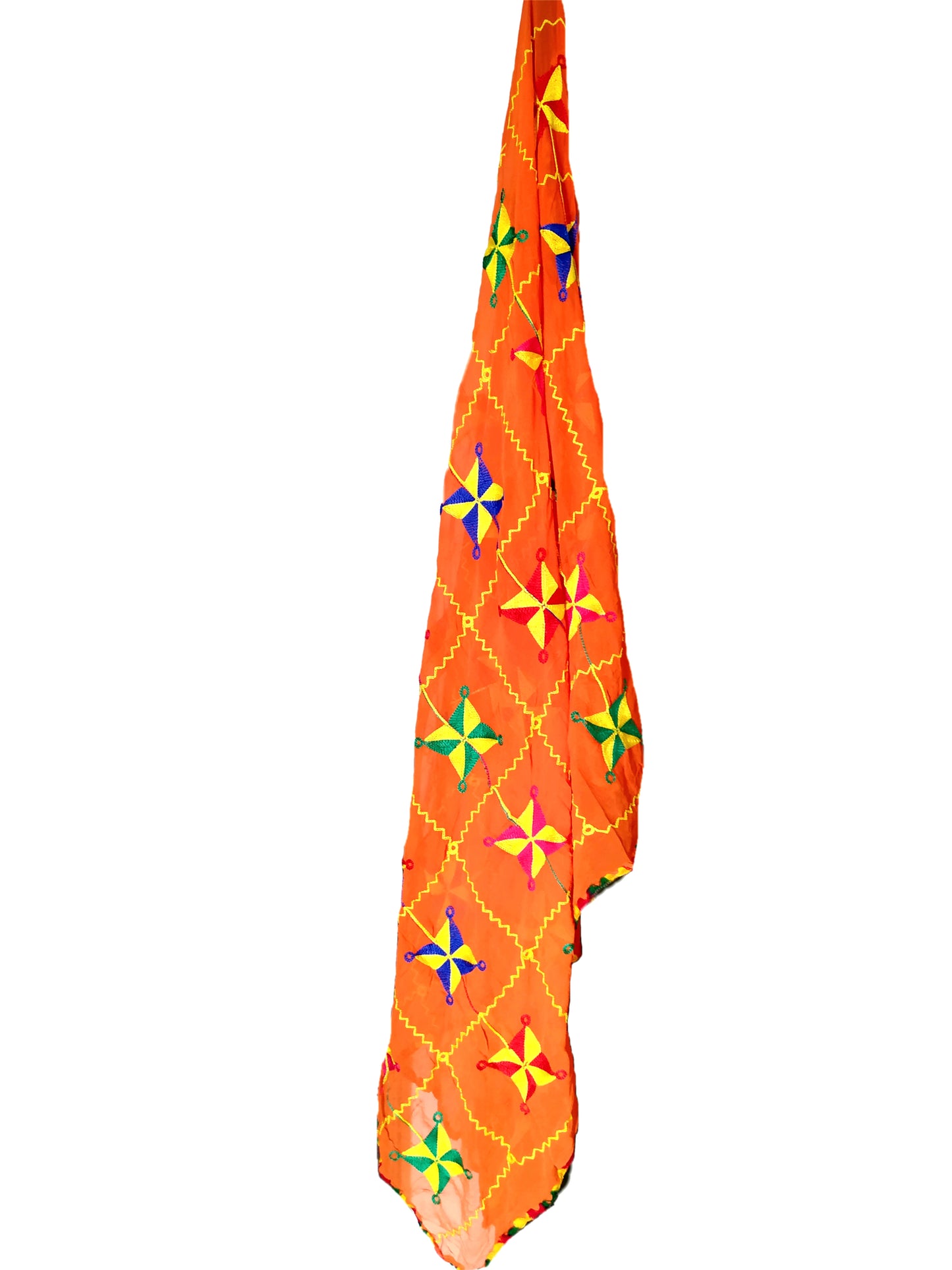 Runjhun Embroidered Phulkari Dupatta for Women