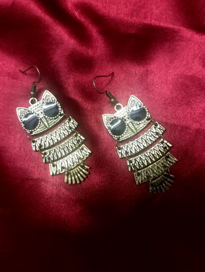 Runjhun Designer Owl Earings