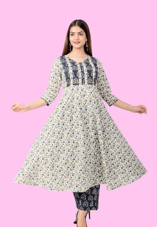 Graceful Women Cotton Kurta Set