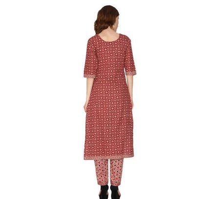 Cotton Printed Kurta Set