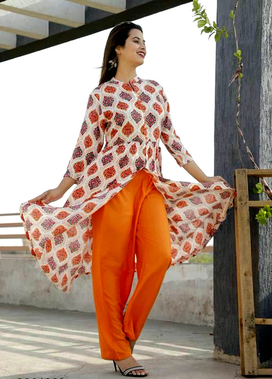 Classic Printed Kurta Set