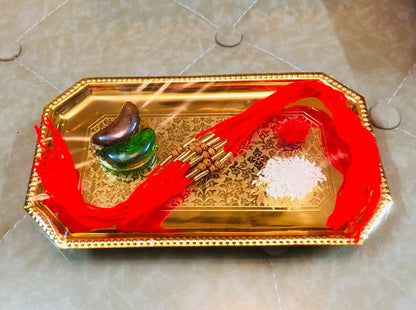 Traditional Yet Contemporary Rudraksh Rakhi