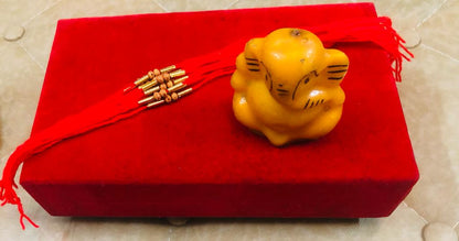 Traditional Yet Contemporary Rudraksh Rakhi